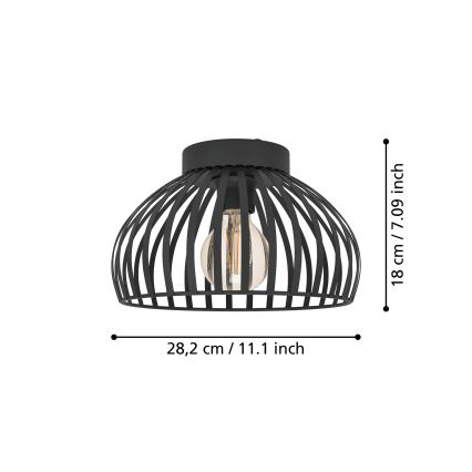 Eglo - Lubinis šviestuvas 1xE27/40W/230V diametras 28 cm