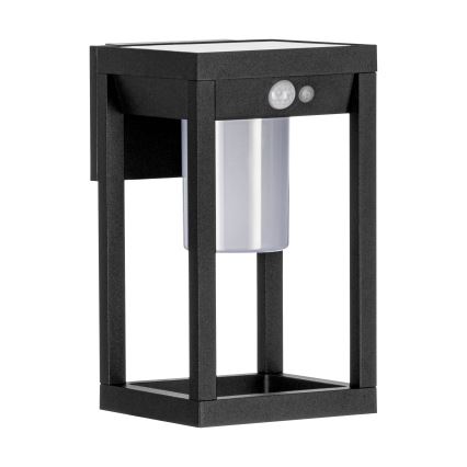 Eglo - LED Saulės sieninis šviestuvas su jutikliu LED/3,7W/3,7V 2000 mAh IP44