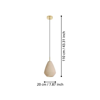 Eglo - Pakabinamas sietynas 1xE27/40W/230V