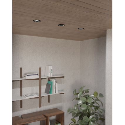 Eglo  - Įleidžiamas šviestuvas  1xGU10/35W/230V antracitas