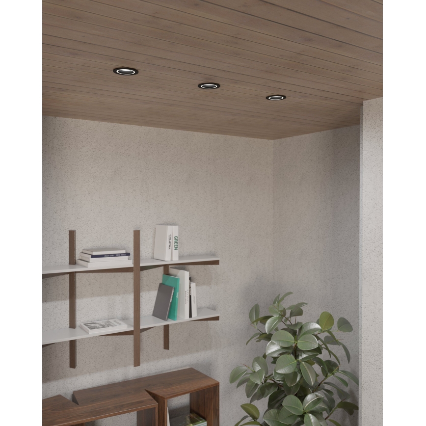 Eglo  - Įleidžiamas šviestuvas  1xGU10/35W/230V antracitas