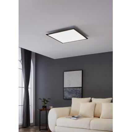 Eglo - LED lubinis šviestuvas LED/33W/230V 60x60 cm juoda