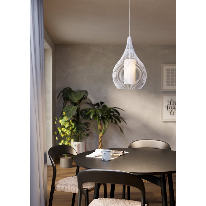 Eglo - Pakabinamas sietynas 1xE27/40W/230V balta