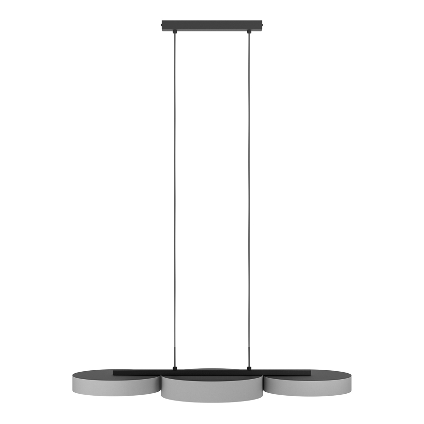 Eglo - LED RGBW Reguliuojamas pakabinamas sietynas 3xLED/7,5W/230V 2700-6500K pilka