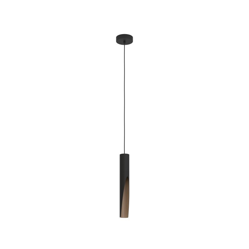 Eglo - LED Pakabinamas sietynas 1xGU10/4,5W/230V juoda/ruda