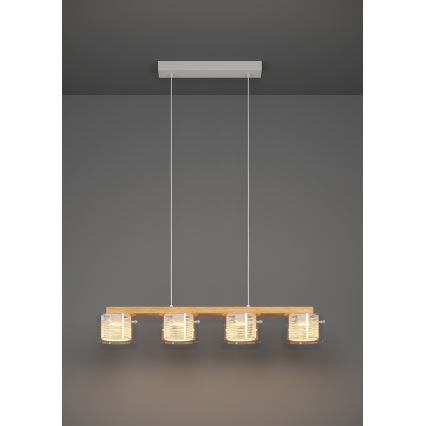 Eglo - LED RGBW Reguliuojamas pakabinamas sietynas 4xLED/3,7W/230V 2700-6500K