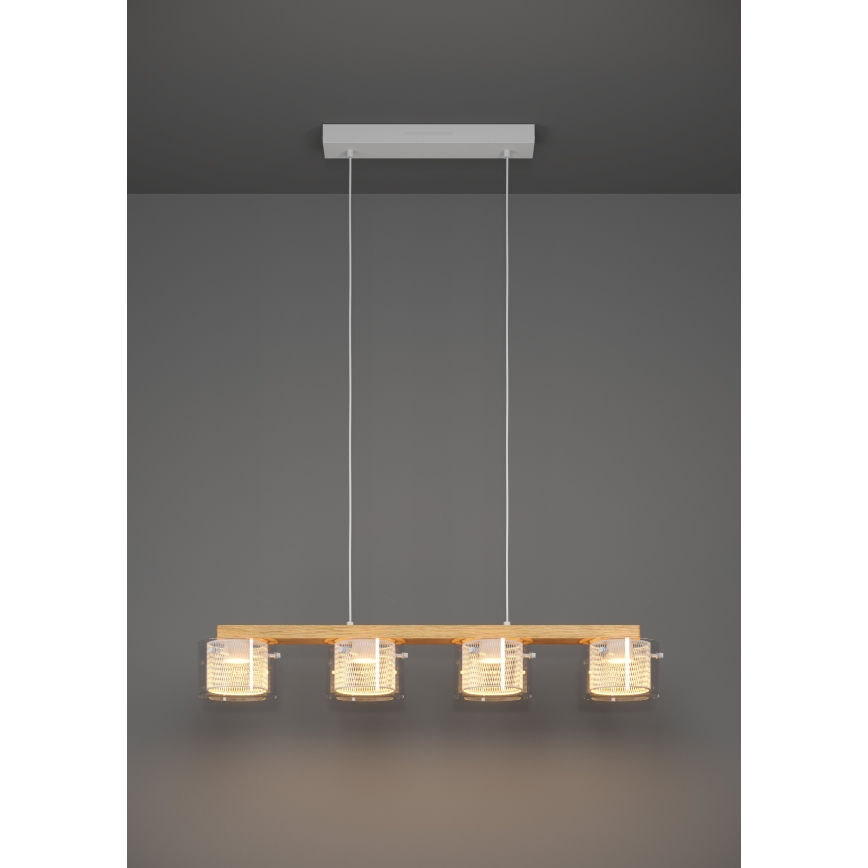 Eglo - LED RGBW Reguliuojamas pakabinamas sietynas 4xLED/3,7W/230V 2700-6500K