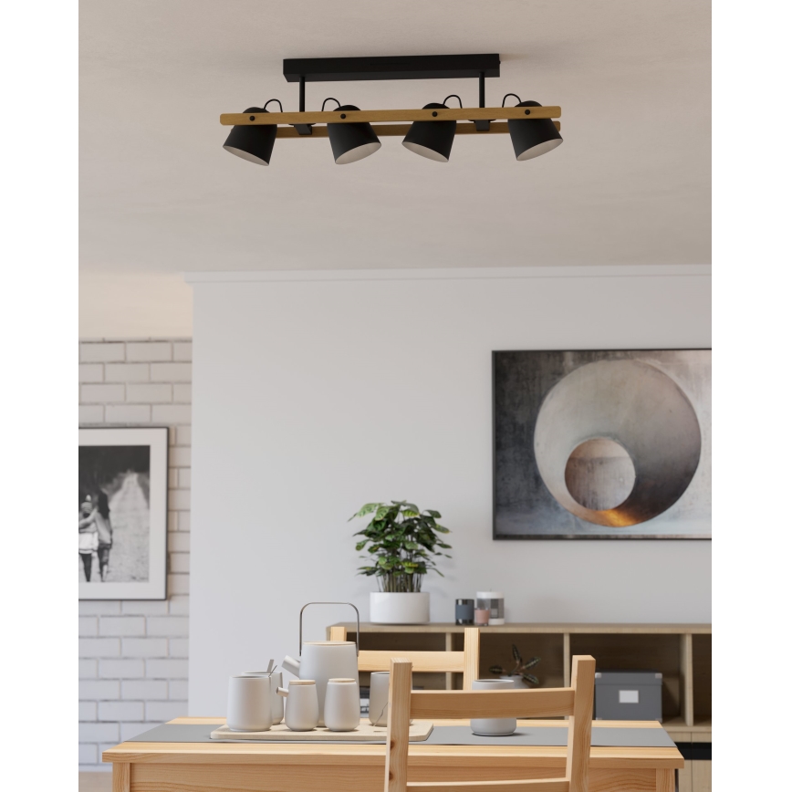 Eglo - LED RGBW Tvirtinamas pritemdomas sietynas 4xLED/3,7W/230V 2700-6500K