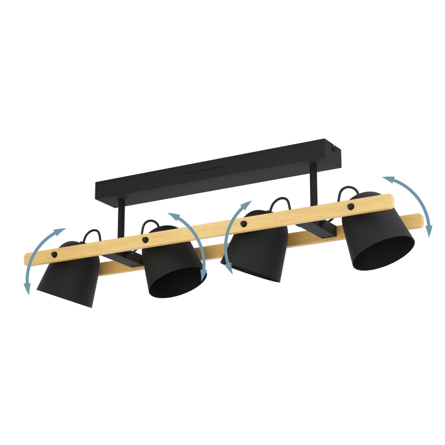 Eglo - LED RGBW Tvirtinamas pritemdomas sietynas 4xLED/3,7W/230V 2700-6500K