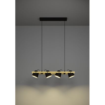 Eglo - LED RGBW Reguliuojamas pakabinamas sietynas 4xLED/3,7W/230V 2700-6500K