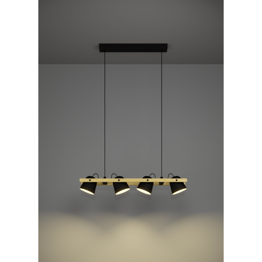 Eglo - LED RGBW Reguliuojamas pakabinamas sietynas 4xLED/3,7W/230V 2700-6500K