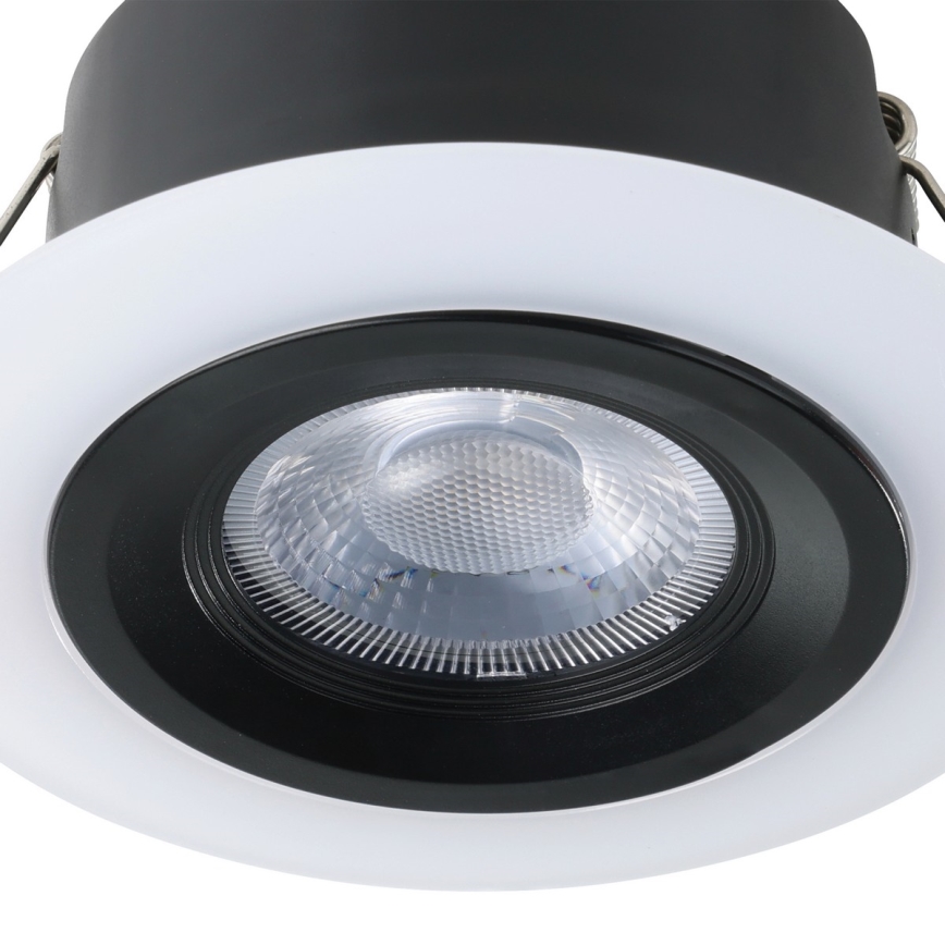 Eglo - Rinkinys 3 vnt. įleidžiamų LED šviestuvų LED/4,8W/230V juoda