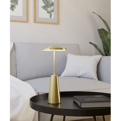 Eglo - LED Pritemdomas jutiklinis lauko šviestuvas  LED/2,8W/5V 2400K/3000K/4000K 5200 mAh IP54 auksas