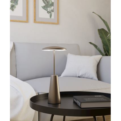 Eglo - LED Pritemdomas jutiklinis lauko šviestuvas LED/2,8W/5V 2400K/3000K/4000K 5200 mAh IP54 smėlio spalva