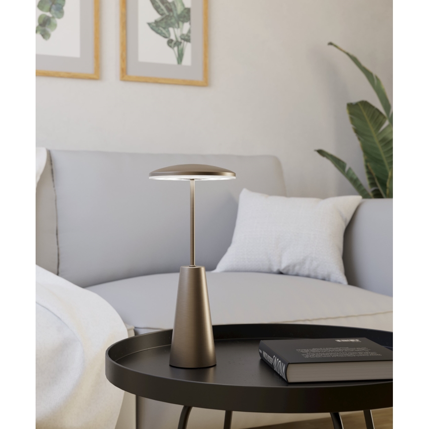 Eglo - LED Pritemdomas jutiklinis lauko šviestuvas LED/2,8W/5V 2400K/3000K/4000K 5200 mAh IP54 smėlio spalva