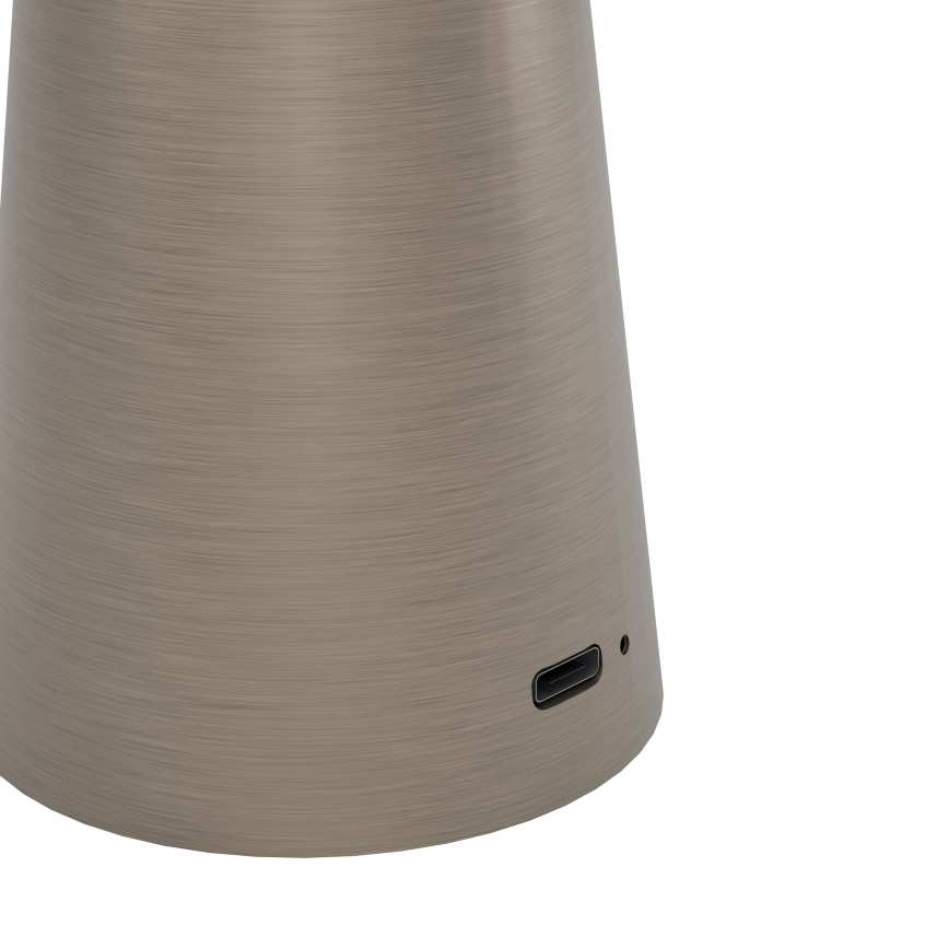 Eglo - LED Pritemdomas jutiklinis lauko šviestuvas LED/2,8W/5V 2400K/3000K/4000K 5200 mAh IP54 smėlio spalva
