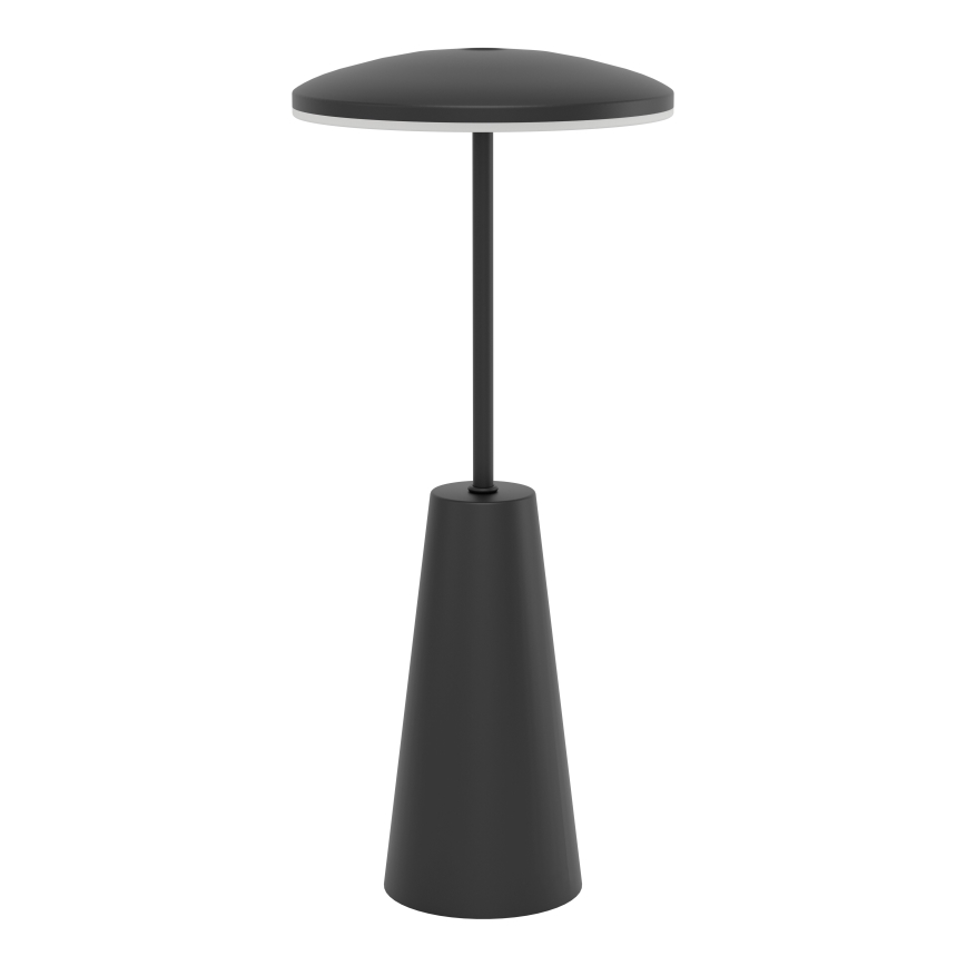Eglo - LED Pritemdomas jutiklinis lauko šviestuvas LED/2,8W/5V 2400K/3000K/4000K 5200 mAh IP54 juoda