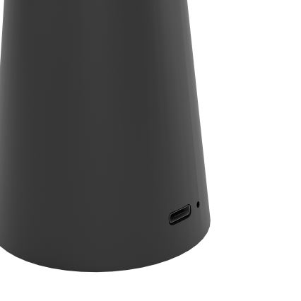 Eglo - LED Pritemdomas jutiklinis lauko šviestuvas LED/2,8W/5V 2400K/3000K/4000K 5200 mAh IP54 juoda