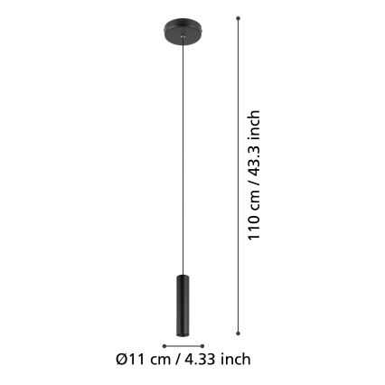 Eglo - LED Pakabinamas sietynas LED/5W/230V