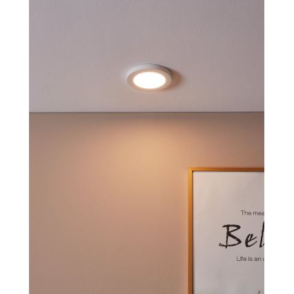 Eglo - LED įleidžiamas lubinis šviestuvas LED/5,5W/230V 3000K balta