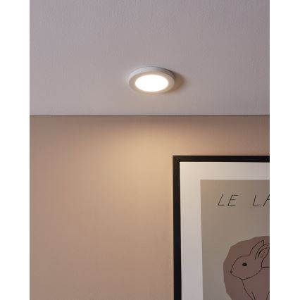 Eglo - LED įleidžiamas lubinis šviestuvas LED/5,5W/230V 4000K balta