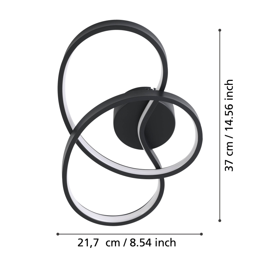 Eglo - LED sieninis šviestuvas LED/14,5W/230V