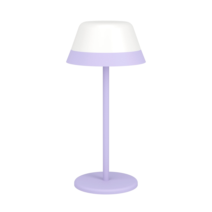 Eglo - LED RGBW Pritemdomas jutiklinis lauko šviestuvas 2in1 LED/1,5W/5V 2600 mAh IP54 violetinė