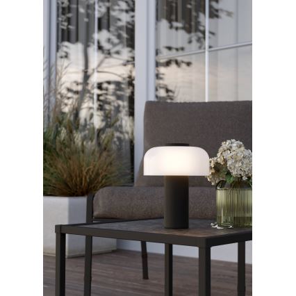 Eglo - LED Pritemdomas jutiklinis lauko šviestuvas LED/2,25W/5V 2400-4000K 5200 mAh IP44 juoda/balta