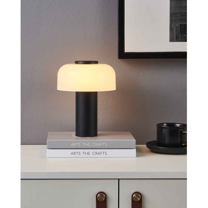 Eglo - LED Pritemdomas jutiklinis lauko šviestuvas LED/2,25W/5V 2400-4000K 5200 mAh IP44 juoda/balta