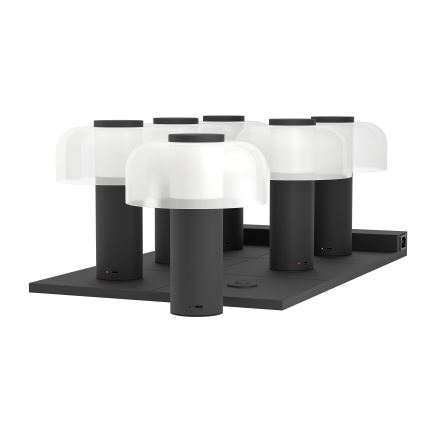 Eglo - LED Pritemdomas jutiklinis lauko šviestuvas LED/2,25W/5V 2400-4000K 5200 mAh IP44 juoda/balta