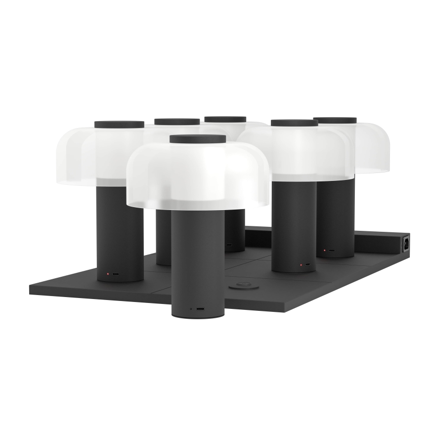 Eglo - LED Pritemdomas jutiklinis lauko šviestuvas LED/2,25W/5V 2400-4000K 5200 mAh IP44 juoda/balta