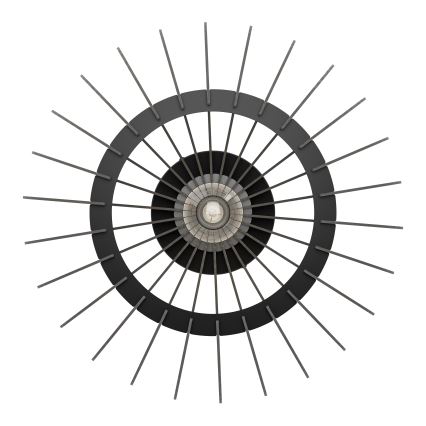 Eglo - Lubinis šviestuvas 1xE27/40W/230V diametras 45 cm juoda