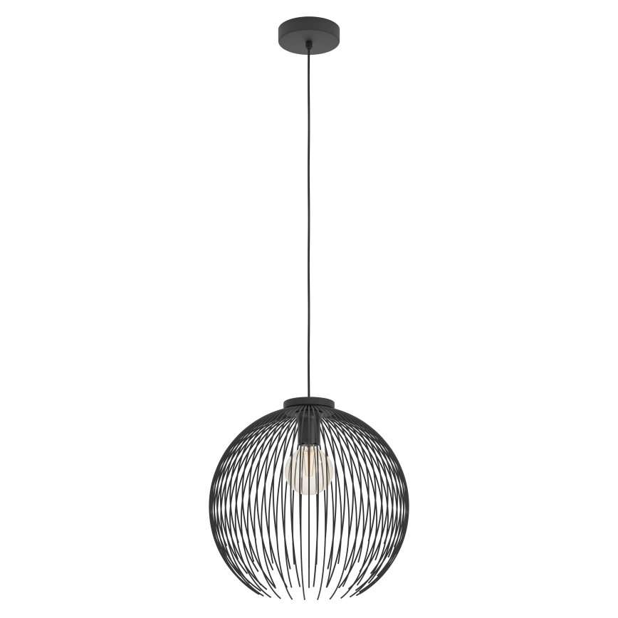 Eglo - Pakabinamas sietynas 1xE27/40W/230V juoda