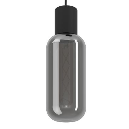 Eglo - Liustra ant laido 3xE27/4W/230V juoda/dūminė