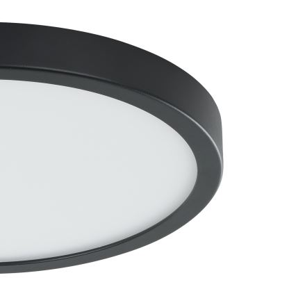 Eglo - LED lubų šviestuvas su jutikliu LED/20,5W/230V 3000K juodas, skersmuo 28,5 cm
