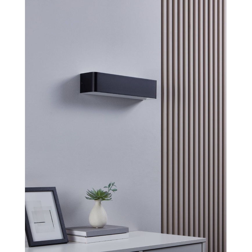 Eglo - LED sieninis šviestuvas LED/12W/230V 3000K juoda