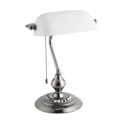 Eglo - Stalinis šviestuvas 1xE27/60W/230V balta/blizgus chromas