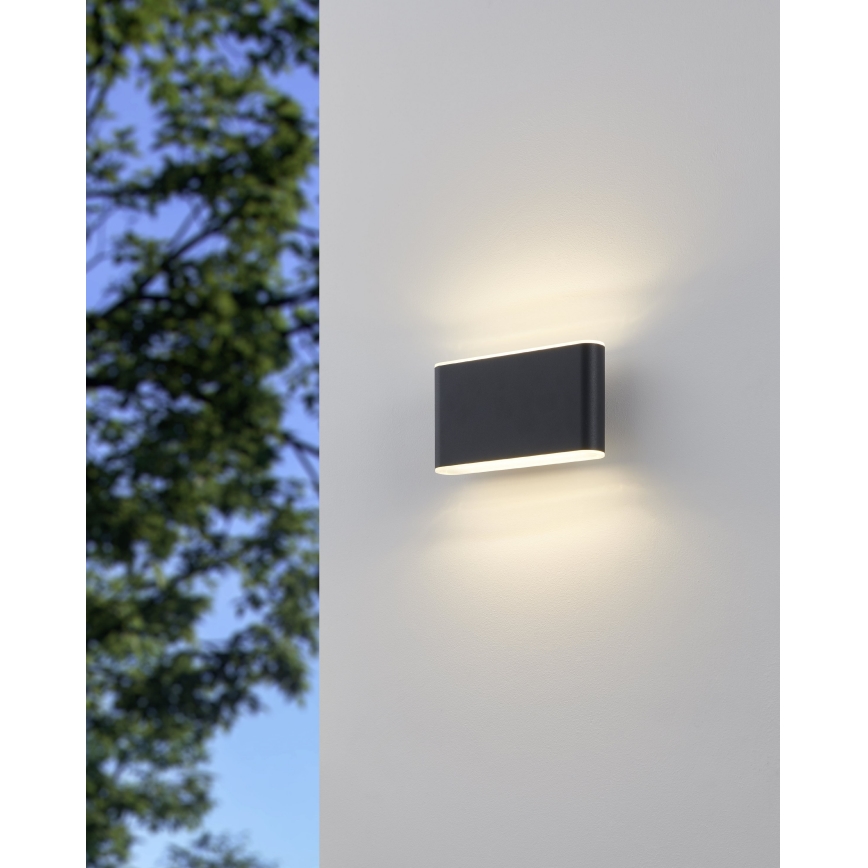 Eglo - LED sieninis lauko šviestuvas 2xLED/5,8W/230V IP65