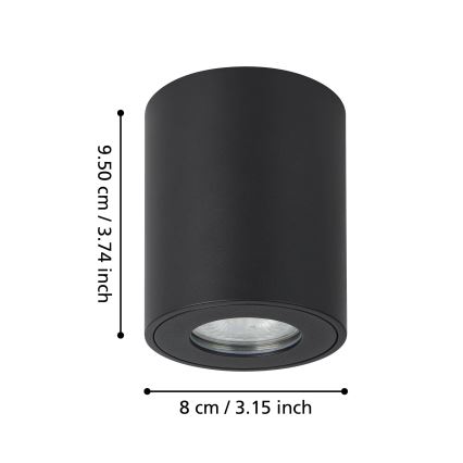 Eglo - Lauko akcentinis šviestuvas 1xGU10/5W/230V diametras 8 cm IP44