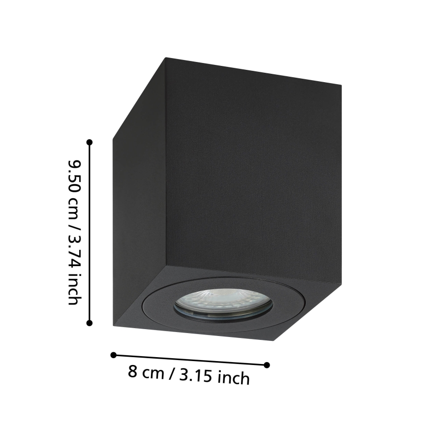 Eglo - Lauko akcentinis šviestuvas 1xGU10/5W/230V 8x8cm IP44
