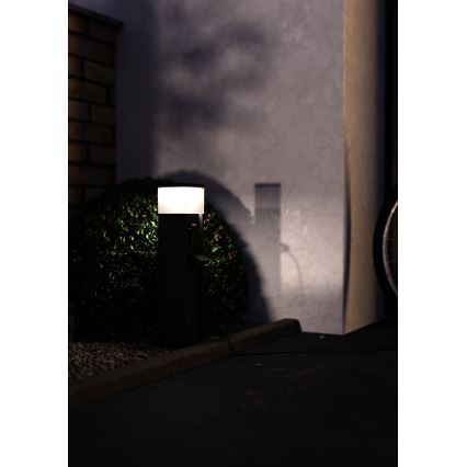 Eglo - Lauko šviestuvas su 2 lizdais 1xE27/25W/230V IP54 antracitas