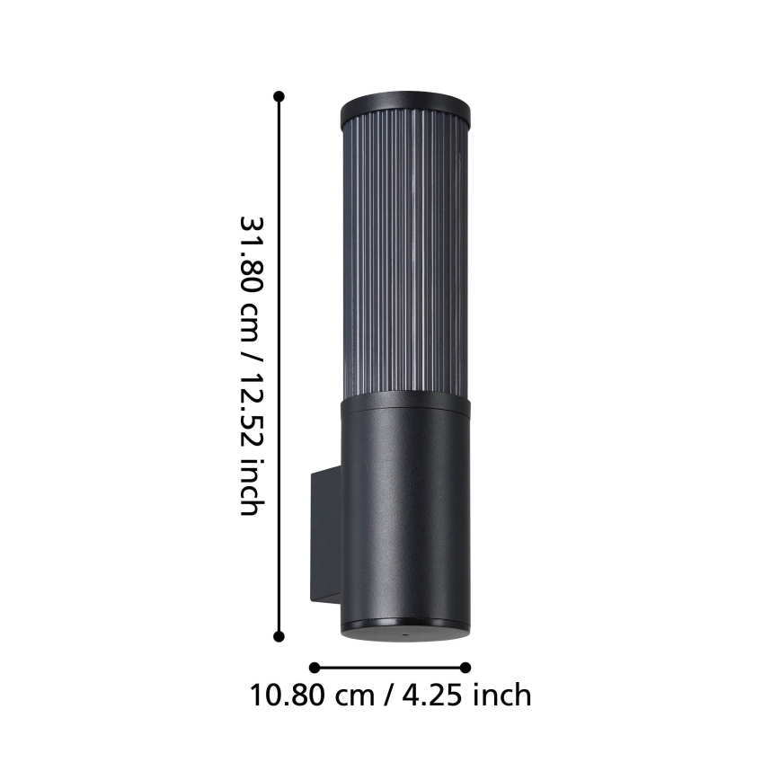 Eglo - Lauko sieninis šviestuvas 1xE27/15W/230V IP54