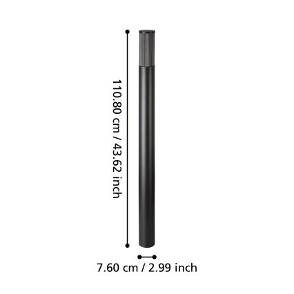 Eglo - Lauko šviestuvas 1xE27/15W/230V 110 cm IP54