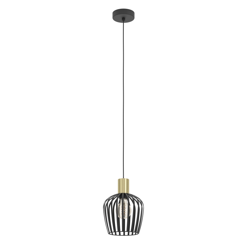 Eglo - Pakabinamas sietynas 1xE27/40W/230V juoda/auksas