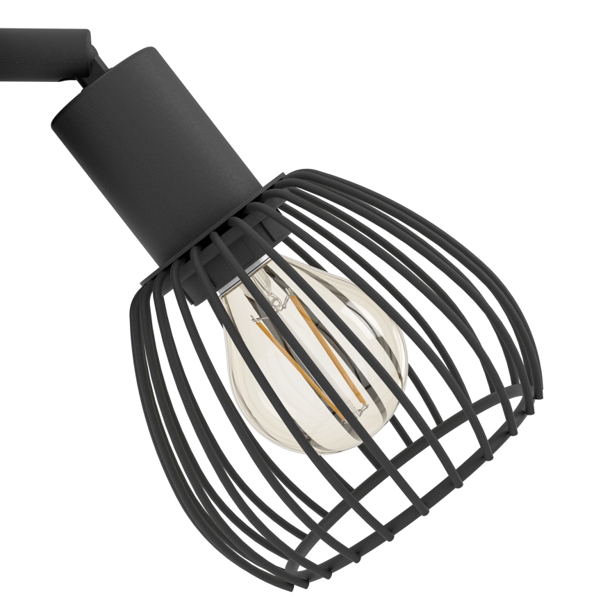 Eglo - Sieninis šviestuvas 1xE14/40W/230V juoda