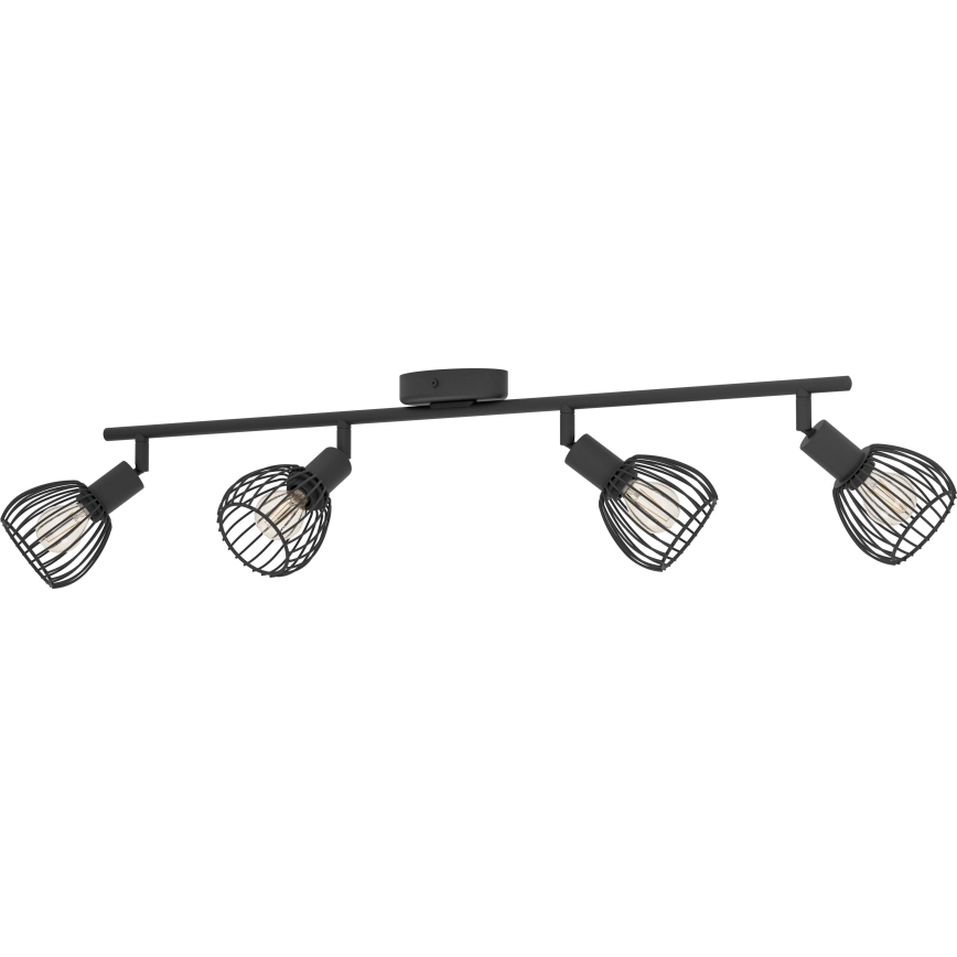 Eglo - Akcentinis apšvietimas 4xE14/40W/230V juoda