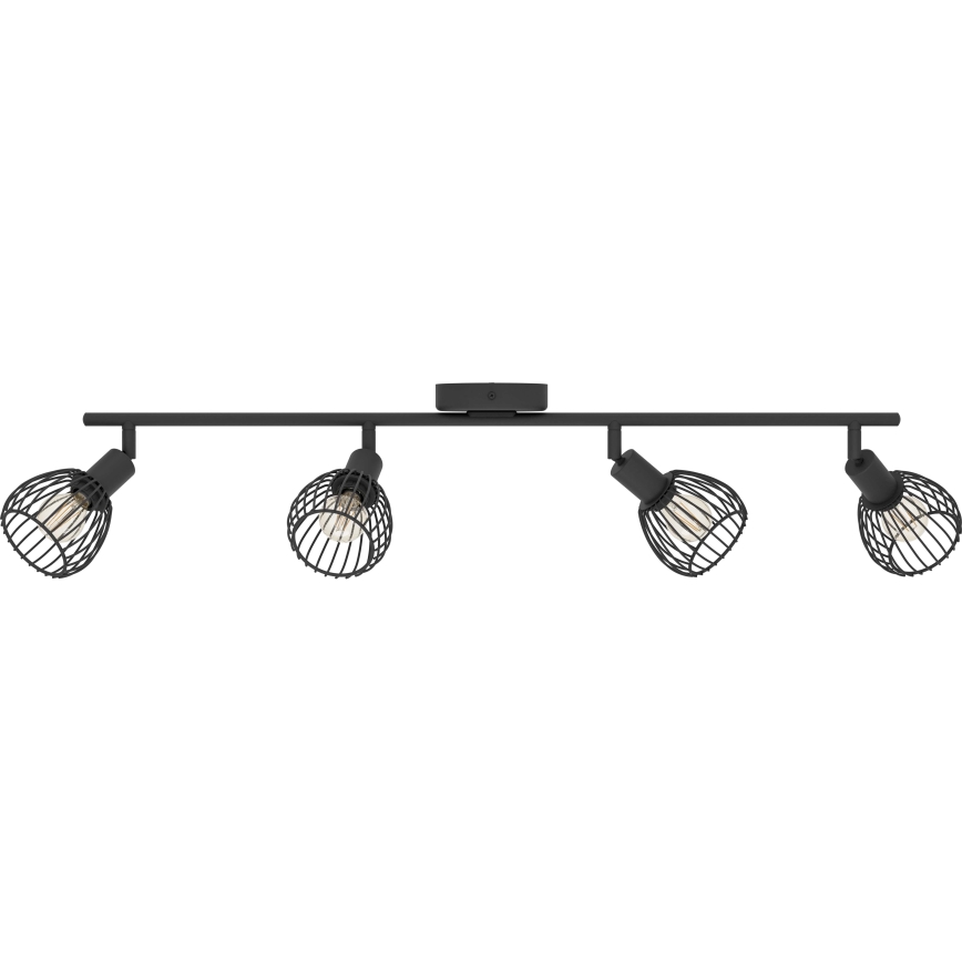 Eglo - Akcentinis apšvietimas 4xE14/40W/230V juoda
