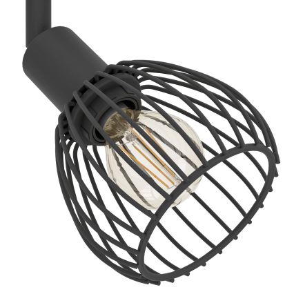 Eglo - Akcentinis apšvietimas 4xE14/40W/230V juoda