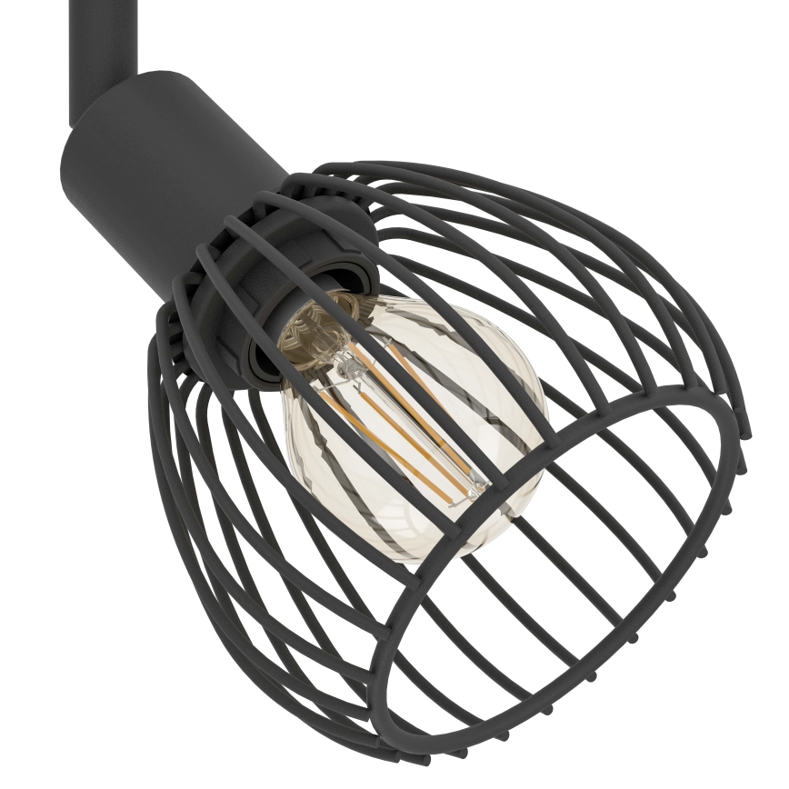 Eglo - Akcentinis apšvietimas 4xE14/40W/230V juoda