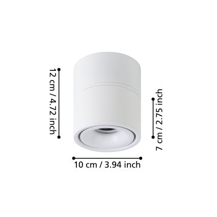 Eglo - LED akcentinis šviestuvas LED/8W/230V 3000K balta